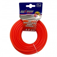 Леска для триммеров 4 ммx15 м, звезда, "Maximum" (2837)