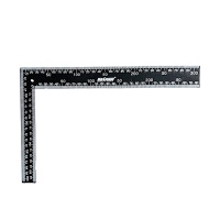 Угольник плотницкий 300 мм, 12", алюминиевый черный, метрический, "MAXIMUM" (Максимум) MX 46672