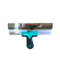 Шпатель фасадный алюминиевый 350мм x 0.5 мм, 14", двухкомпонентная рукоятка, 410, "MAXIMUM" MX 15890