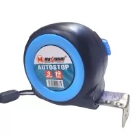 Рулетка измерительная с трещоточным фиксатором, 3 м * 19 мм, М-108, «Maximum» (2775)