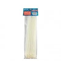 Хомуты нейлоновые 5x500 мм, 100 шт, белые, "MAXIMUM" (3284)